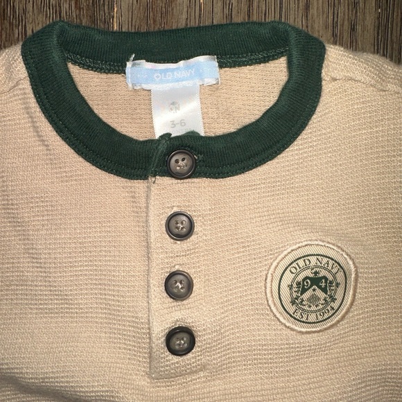 THROWBACK to 2009 Old Navy Boys Long Sleeve Shirt 3-6mo - Picture 3 of 6